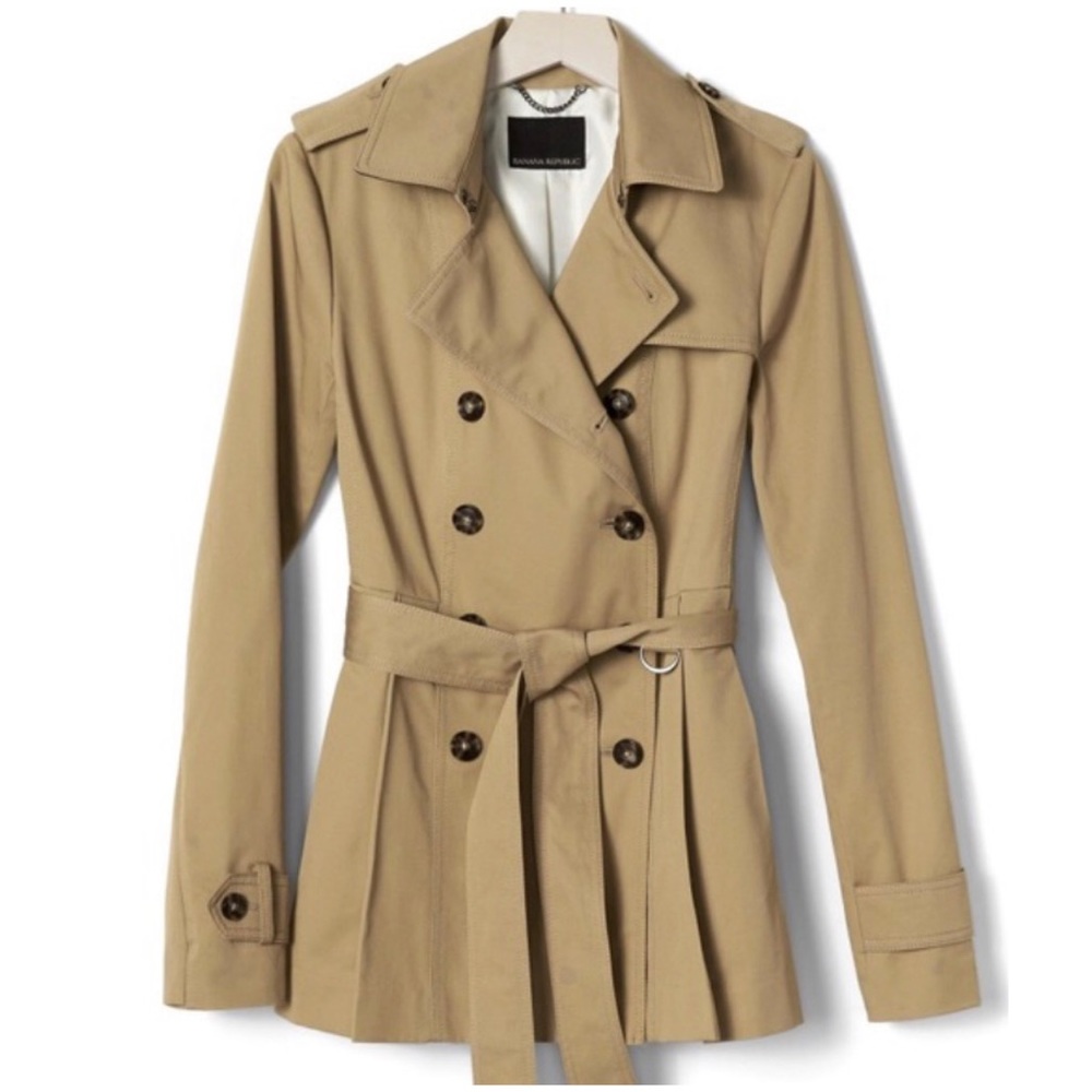 Banana Republic Peplum Trench Coat - NWT